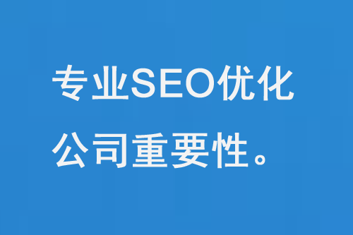 專業SEO優化公司的重要性